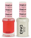 DND Soak Off Gel Polish Dual Matching Color Set 441, Clear Pink DND