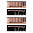 L.A. Girl Beauty Brick Eyeshadow, Nudes, 0.42 Ounce - 2 Pack L.A. Girl
