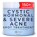 Ayadara Cystic, Hormonal & Severe Acne Spot Treatment | Natural Pimple Cream with Salicylic Acid & Tea Tree for Teens & Adults | Zit, Milia, & Dark Spot Corrector for Face & Body | 150+ Treatments AYADARA