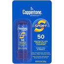Coppertone SPORT Sunscreen Lip Balm, SPF 50 Sunscreen for Lips, Water Resistant Lip Sunscreen SPF 50, Skin Protectant, 0.13 Oz Tube Coppertone