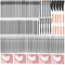 Libeauty Lash Lift And Tint Tools, Lash Lifting supplies, Brow Lamination Tools, DIY Eyelash Lifting Accessories At Home, Full Lash and Brow Brush Kit (Lash And Brow Accessories For Lift and Tint) Libeauty