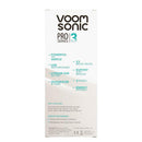 Voom Sonic Pro 3 Rechargeable Electric Toothbrush With Soft Dupont Nylon Bristles Dentist Recommended Portable Oral Care 2-Minute Timer 3 Adjustable Speeds Light Weight Design - Pink Voom Sonic