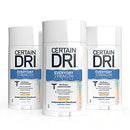 Certain Dri Everyday Strength Clinical Antiperspirant Deodorant for Men and Women Doctor Recommended Hyperhidrosis Treatment, 2.6 Ounce (Pack of 3) Certain Dri