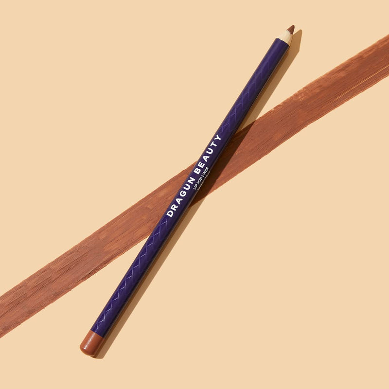 Dragun Beauty Lip Job Liner, Medium Brown, 2.0 cc Contour Lip Pencil, Smooth, Blendable, Moisturizing Medium Brown Lip Liner Pencil, Vegan, Gluten Free, Paraben Free DRAGUN BEAUTY