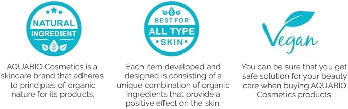 AquaBio Organic Hydrating Toner with Rose Water & Aloe Vera, Moisturizing Toner for Dry Skin, Vegan & Alcohol-Free, Calming & Nourishing, Gentle & Balancing, Purifying & Brightening Formula 6.75 Oz Infinity Warehouse