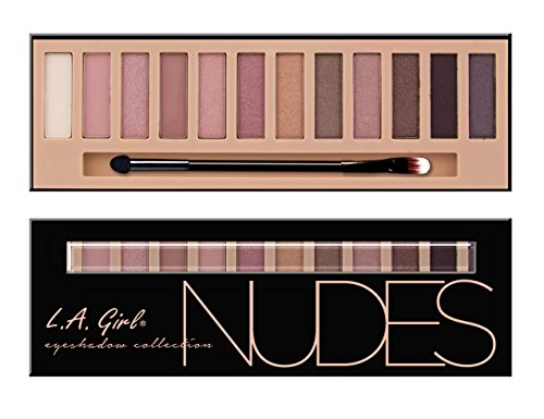 L.A. Girl Beauty Brick Eyeshadow, Nudes, 0.42 Ounce L.A. Girl