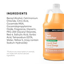 Clean Revolution Antibacterial Liquid Gel Hand Soap Refill, 128 Fl Oz, Fresh Orange Scented - Made in USA Infinity Warehouse