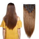 Double Weft 100% Clip in Remy Human Hair Extensions