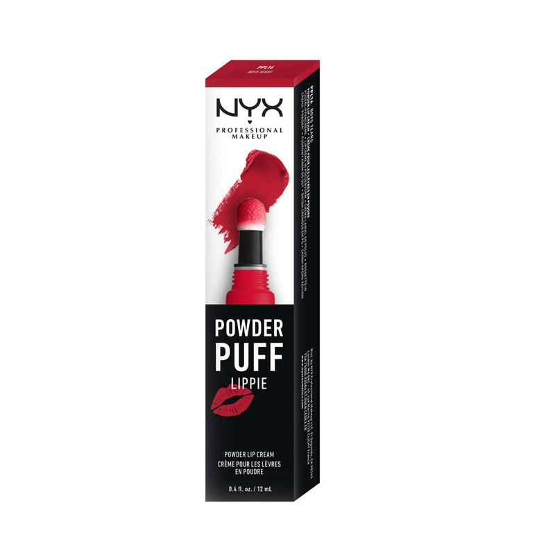 NYX PROFESSIONAL MAKEUP Powder Puff Lippie Lip Cream, Liquid Lipstick - Boys Tears (Red) NYX PROFESSIONAL MAKEUP