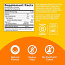 OLLY Hello Happy Gummy Worms, Mood Balance Support, Vitamin D, Saffron, Adult Chewable Supplement, Tropical Zing - 60 Count Infinity Warehouse