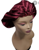 Valla Silk Bonnet for Women, Shower cap, Satin Silk Bonnet, mfortable Sleep Cap Bonnets for Women (Burgundy) Valla