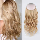 Sassina 20 Inch Human Hair Extensions Halo Hair Ash Blonde Color