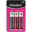 ChapStick Classic Spearmint, Cherry and Strawberry Lip Balm Tubes Variety Pack - 3 Count (Pack of 1) Chapstick