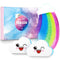 Bath Bombs 2Pcs Gift Set, Ribivaul Handmade Rainbow Bath Bombs with Natural Ingredients and Dreamy Rainbow,Bath Bomb with Rich Bubble, Great Gift for Birthday, Mother's Day, Christmas Ribivaul