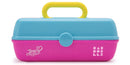 Caboodles Jojo Siwa - Pretty In Petite Makeup Organizer Compact Carrying Cosmetic Case Includes Jojo Siwa Bow, Blue Over Pink Caboodles Store