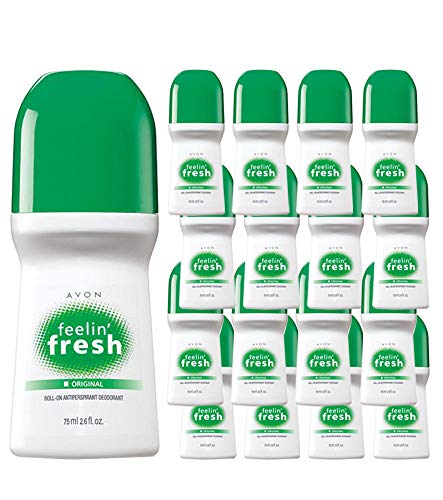 Avon Feelin' Fresh Roll-on Anti-perspirant Deodorant Size 2.6 oz (20-Pack) AVON