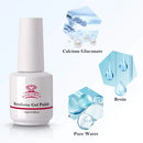 Makartt Gel Nail Strengthener Reinforce Polish, Nail Strengthening Repair Polish for Treating Weak, Damaged Nails, Clear UV Led Soak Off Gel Lacquer Long Lasting Professional DIY Nail Art, P-44 Makartt