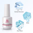 Makartt Gel Nail Strengthener Reinforce Polish, Nail Strengthening Repair Polish Nail Hardener for Treating Weak Damaged Peeling Nails Clear Soak Off Gel Lacquer Long Lasting Professional DIY Nail Art Makartt