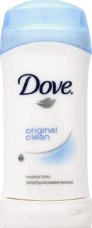 Dove Invisible Solid Antiperspirant Deodorant Stick for Women, Original Clean, For All Day Underarm Sweat & Odor Protection 2.6 oz Dove