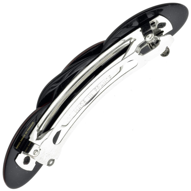 Camila Paris CP2254 French Hair Barrettes Clips for Girls, Handmade, Metal Automatic Clasp Strong Hold Grip Hair Clips for Women, No Slip and Durable Styling Girls Hair Accessories, Made in France Camila