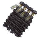 QTHAIR 12a Brazilian Loose Deep Wave Human Hair Wigs Bundles for Black Women (14" 16" 18" 20", Hair Bundles) QTHAIR