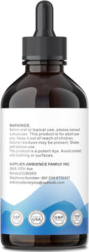Methylene Blue Pharmaceutical Grade 4.06 fl oz (120 mL), 99% Purity Supplement for Humans, Formaldehyde-Free, Alcohol-Free, Glass Bottle Infinity Warehouse