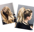 Pony Popper Hair Clip - Tool for a Full, Thick Ponytail – For All Hair Types - Clear Pony Popper