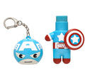 Lip Smacker Marvel Super Hero Captain America Lip Balm, Red, White and Blue-berry Lip Smacker