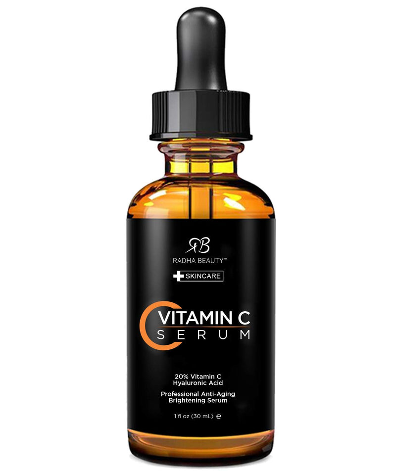 Radha Beauty Vitamin C Complete Facial Care Kit - 3-in-1 Anti-Aging Set with Cleanser, Serum, and Moisturizer for Wrinkles, Dark Spots, and Acne. Day & Night Brightening Skincare Gift Set Radha Beauty Store