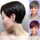 H. VOLTA (Motown Tress) - Human Hair Full Wig in DARKEST BROWN (2) Kodiake
