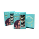 SY SHUYING 25mm Lashes 3D Faux Mink Lashes Fluffy Dramatic False Eyelashes 6D Wispy Long Handmade Fake Lashes Cruelty-Free & Reusable Thick Full Strip Eye Lashes Pack 4Pairs SY SHUYING