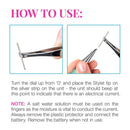 Clean + Easy Non-Laser Electrolysis Replacement Tips for Face & Body, Pack of 2 Clean + Easy