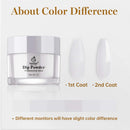 Beetles Nail Dip Powder Clear Color(1oz) for French Nail Manicure Nail Art, No Nail Lamp Needed, Long-Lasting, Strengthen Nail, Need Dip Powder Base Activator and Top Coat beetles Gel Polish