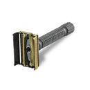 VIKINGS BLADE The Chieftain '5 BC' Double Edge Safety Razor, Ancient Dust & Vintage Bronze (Brass, Neutrally Aggressive) Vikings Blade
