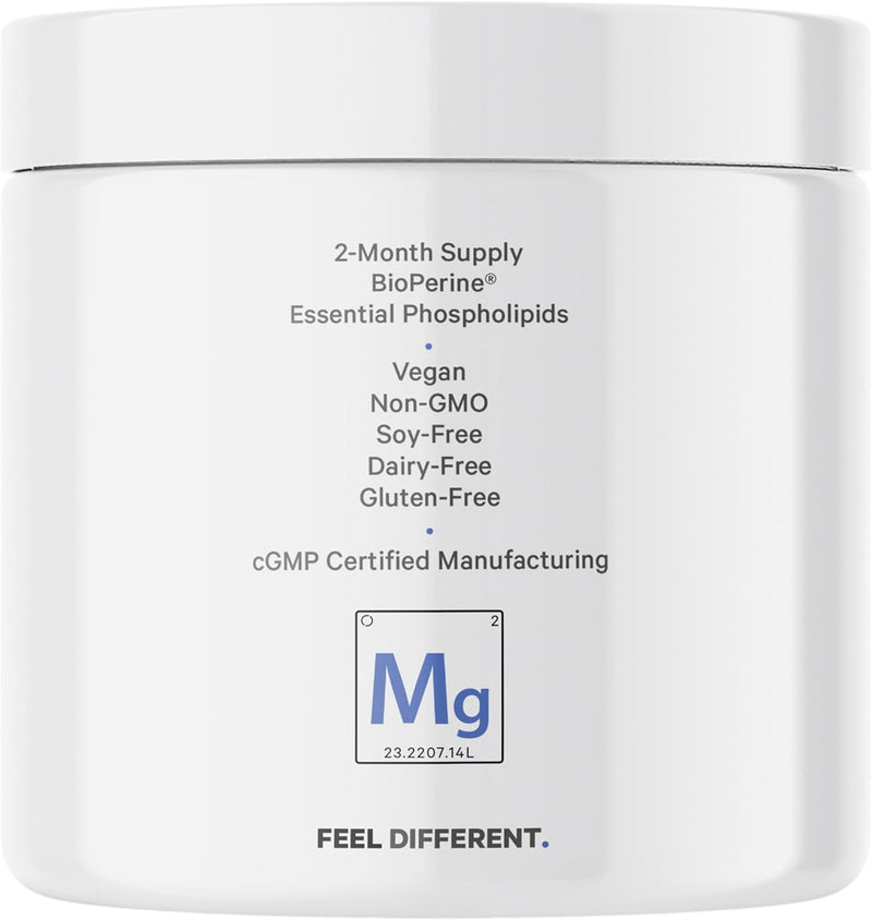 Codeage Liposomal Magnesium Glycinate Supplement, 2-Month Supply, Bisglycinate Magnesium Chelate, Chelated Magnesium Mineral Pills, BioPerine Black Pepper Vitamins Capsules, Non-GMO Vegan, 240 ct Infinity Warehouse