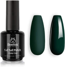 Beetles Gel Nail Polish Emma Emerald Green Color Soak Off LED Nail Lamp Gel Polish Need U V Led Cured 90-120s -Size: .5 fl.Oz/Each 15 ml/Each beetles Gel Polish