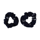 NavyBandana Scrunchies Cotton Hair Bobble - Set of 2 Motique Accessories