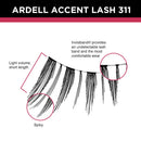 Ardell Accent Lashes 311, 4 Pack Ardell
