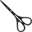 ALLEX Black Scissors Small Portable Scissors, Japanese Stainless Steel, Made in JAPAN Thin & Slim Scissors [Non-Stick Fluorine Coating Blade] 100 Black ALLEX\アレックス