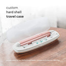 AquaSonic Vibe Series Ultra Whitening Toothbrush – ADA Accepted Electric Toothbrush - 8 Brush Heads & Travel Case - Ultra Sonic Motor & Wireless Charging - 4 Modes w Smart Timer – Satin Rose Gold Aquasonic