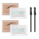 UCANBE 2PCS Eyebrow Soap Kit, Brow Styling Soap for 3D Natural Eye Brow Makeup, Long Lasting Waterproof Smudge Proof Eyebrow Cosmetics UCANBE