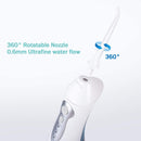 Initio Water Flosser 3 Modes, 300ML Cordless Dental Oral Irrigator, 3 Modes and 6 Jet Tips, IPX7 Waterproof with Travel Bag, Rechargeable Waterproof Teeth Cleaner for Home and Travel Initio