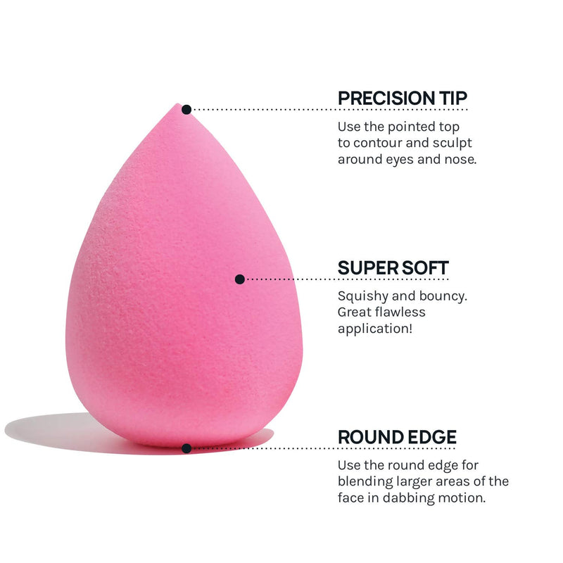 AOA Studio Collection Makeup Sponge Set Makeup Blender Latex Free and High-definition Set of 6 Makeup Blender For Powder Cream and Liquid, Super Soft Wonder Blender Beauty Cosmetic AOA STUDIO