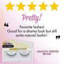 Andrea False Lashes Style 52 - Black 4 pairs Andrea