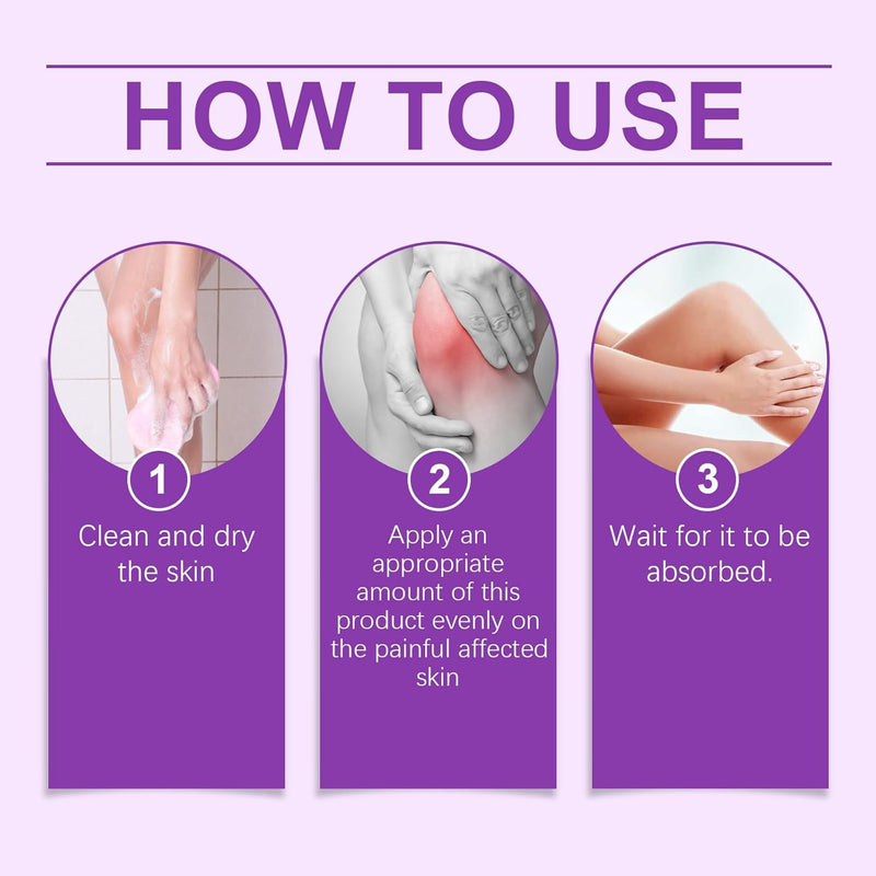 Kresin Joint Pain Gel Purple Gel, Soothes Knees, Lumbar, Neck, Hands, and Feet, for Joint Activities Throughout The Body -3.53oz (2) Infinity Warehouse