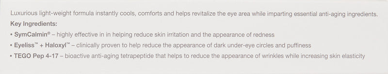 GLOWBIOTICS MD - Probiotic Soothing + Revitalizing Eye Cream Anti-Aging and Hydrating Treatment - For All Skin Types (0.5 fl oz) - Made in the USA Glowbiotics MD