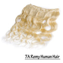 Sew in Hair Extension Human Hair One Bundle Body Wave 16inch Blonde 613