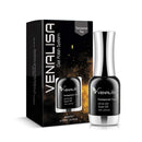 VENALISA 12ML No Wipe Tempered Top Coat, Scratch Resistant Long Lasting High Gloss Soak Off Clear Gel Nail Polish Top Coat 0.43 OZ V VENALISA