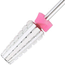 PANA Nail Carbide 5 in 1 Bit - Two Way Rotate use for Both Left and Right Handed - Fast remove Acrylic or Hard Gel - 3/32" Shank - Manicure, Nail Art, Drill Machine (Triple Coarse - 3XC, Silver) PANA