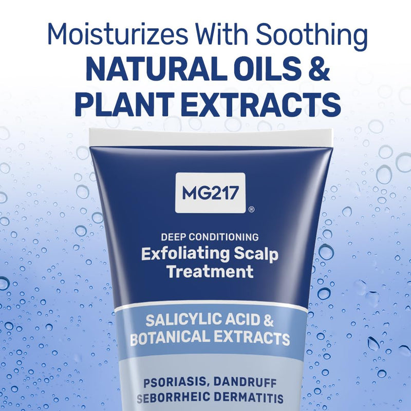 MG217 Deep Conditioning Salicylic Acid Scalp Care for Psoriasis, Exfoliating and Hydrating Formula, Sulfate-Free, Paraben-Free, Cruelty-Free, Fragrance-Free, 6 fl oz Infinity Warehouse